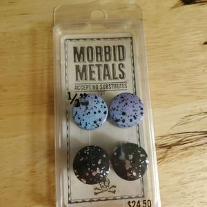 1/2" Morbid Metals Acrylic Splatter Plugs